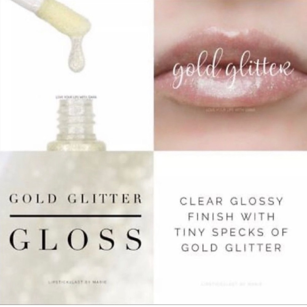 Lipsense by Senegence. Shade: Gold Glitter Gloss. NWT.